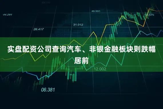 实盘配资公司查询汽车、非银金融板块则跌幅居前